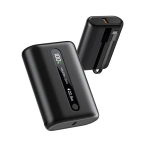 Küzler ASTROBOOST-1: Mini Powerbank 10,000 mAh de Carga Ultra Rápida 22.5W con Cable USB-C