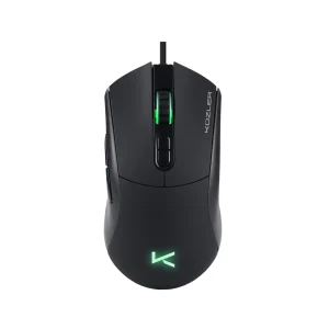 Küzler BLAZE-1: Mouse Gamer de 12,800 DPI con Iluminación RGB y Diseño Ambidiestro
