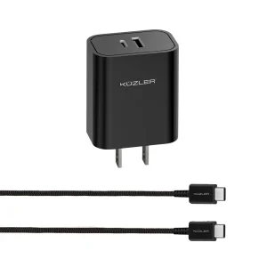 Küzler NOVABLAST-30: Kit de Carga Rápida 30W con Cable de Nylon Trenzado 60W