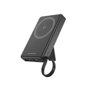 Küzler VOLTX-101: Powerbank 10,000 mAh con Carga Inalámbrica 15W y Cable USB-C Integrado