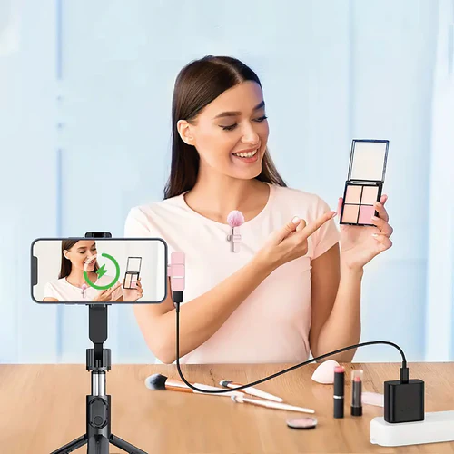 Küzler RECWAVE-C: Micrófono Inalámbrico Solapero para Celular con Cancelación de Ruido - Imagen 4