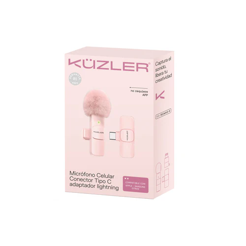 Küzler RECWAVE-C: Micrófono Inalámbrico Solapero para Celular con Cancelación de Ruido - Imagen 6