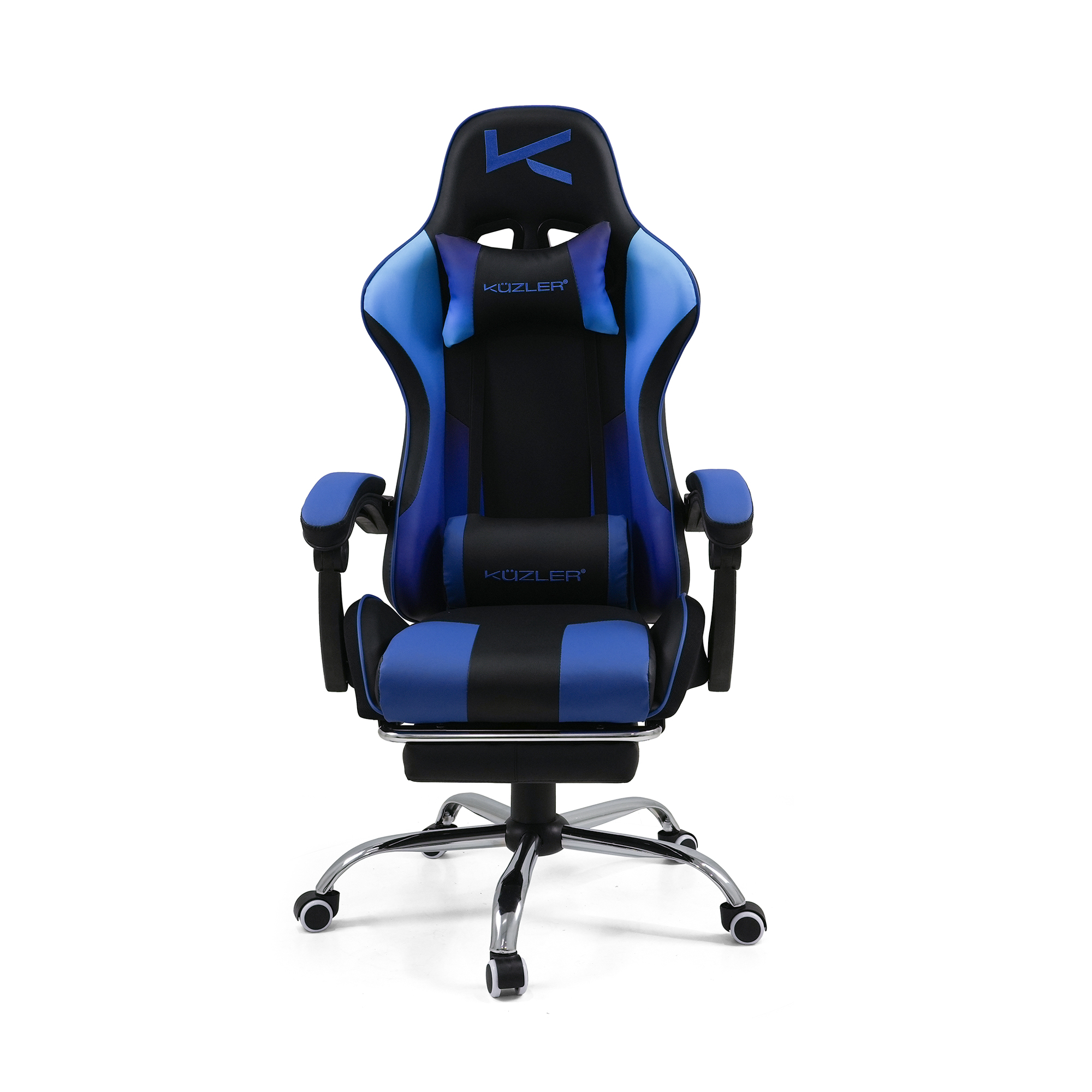 KUZLER SILLA GAMER NEGRO-AZUL RIK-101A