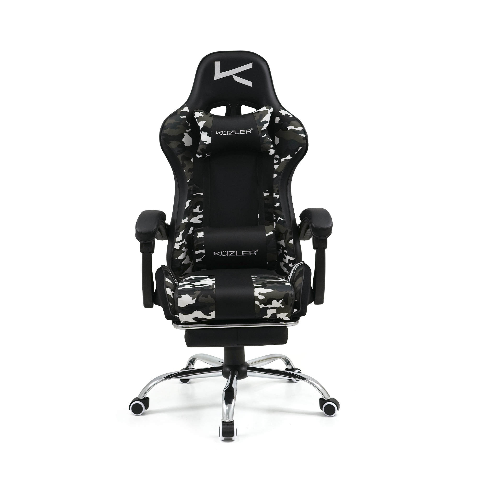 KUZLER SILLA GAMER CAMUFLADO GRIS RIK-101CAMO