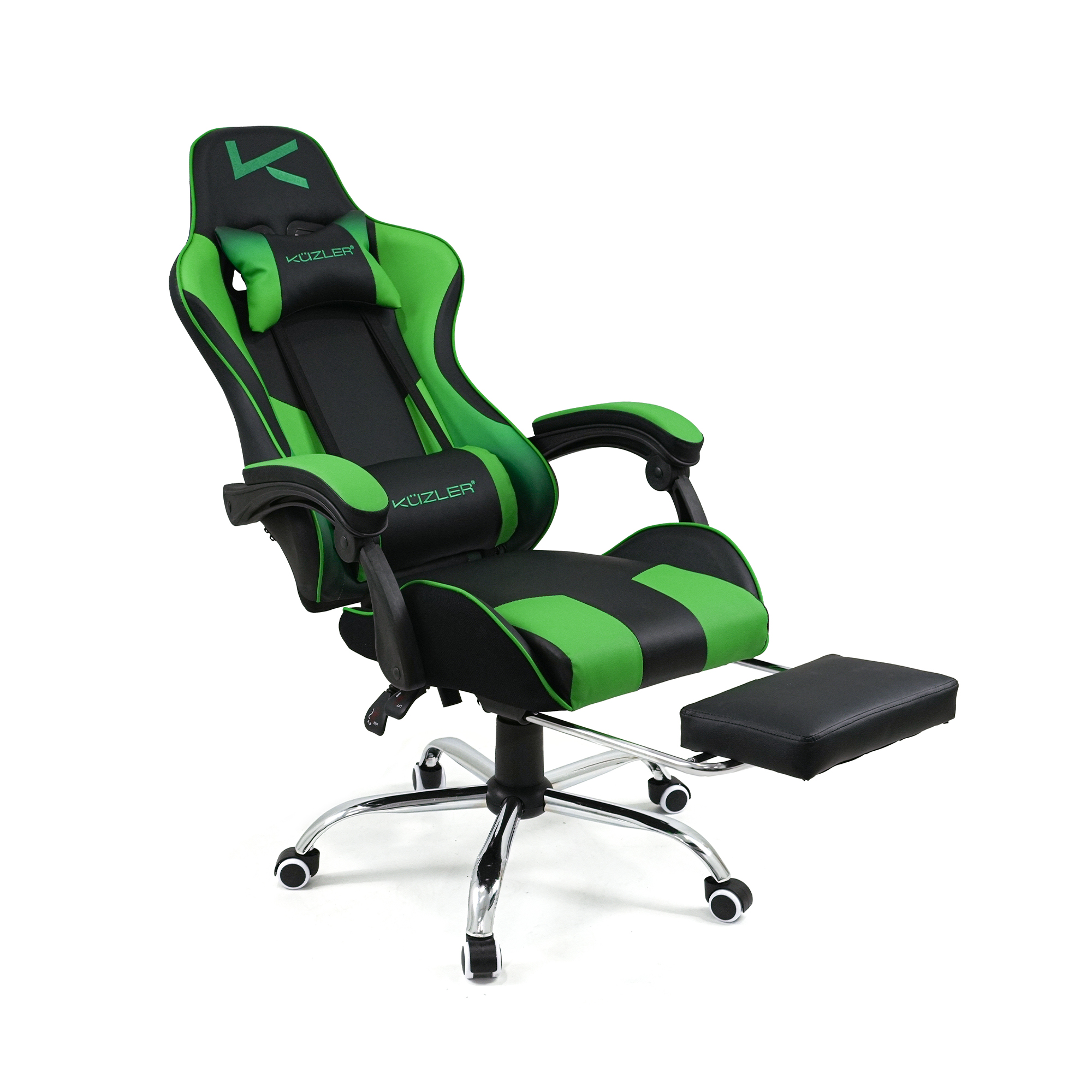 KUZLER SILLA GAMER VERDE RIK-101G - Imagen 7