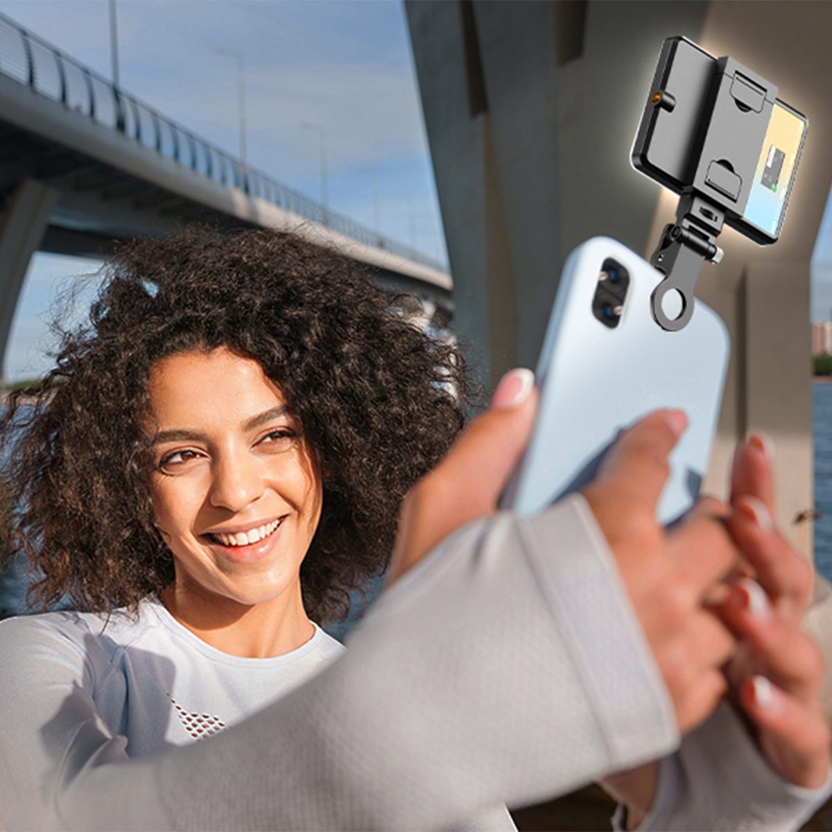 KUZLER LUZ LED BICOLOR LCD DISPLAY LICHT-101 - Imagen 4