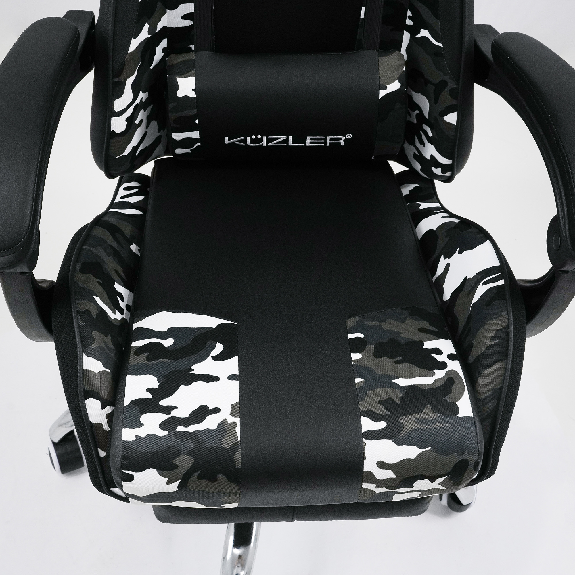 KUZLER SILLA GAMER CAMUFLADO GRIS RIK-101CAMO - Imagen 6