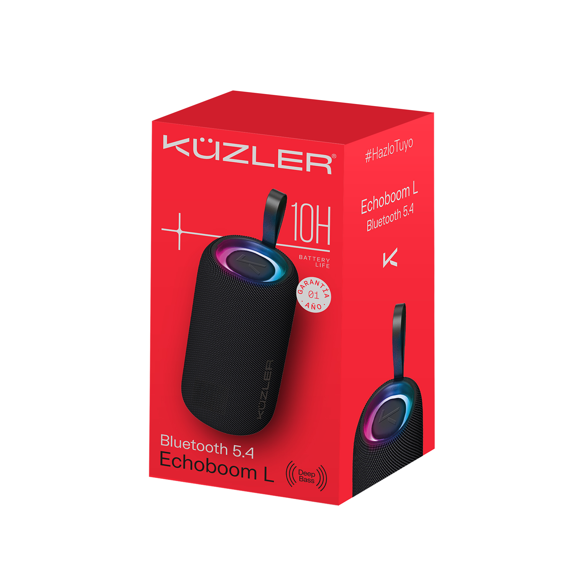 KUZLER PARLANTTE PORTATIL NEGRO 400W ECHOBOOM-L1 - Imagen 7