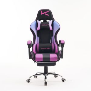 KUZLER SILLA GAMER NEGRO-MORADO RIK-101M