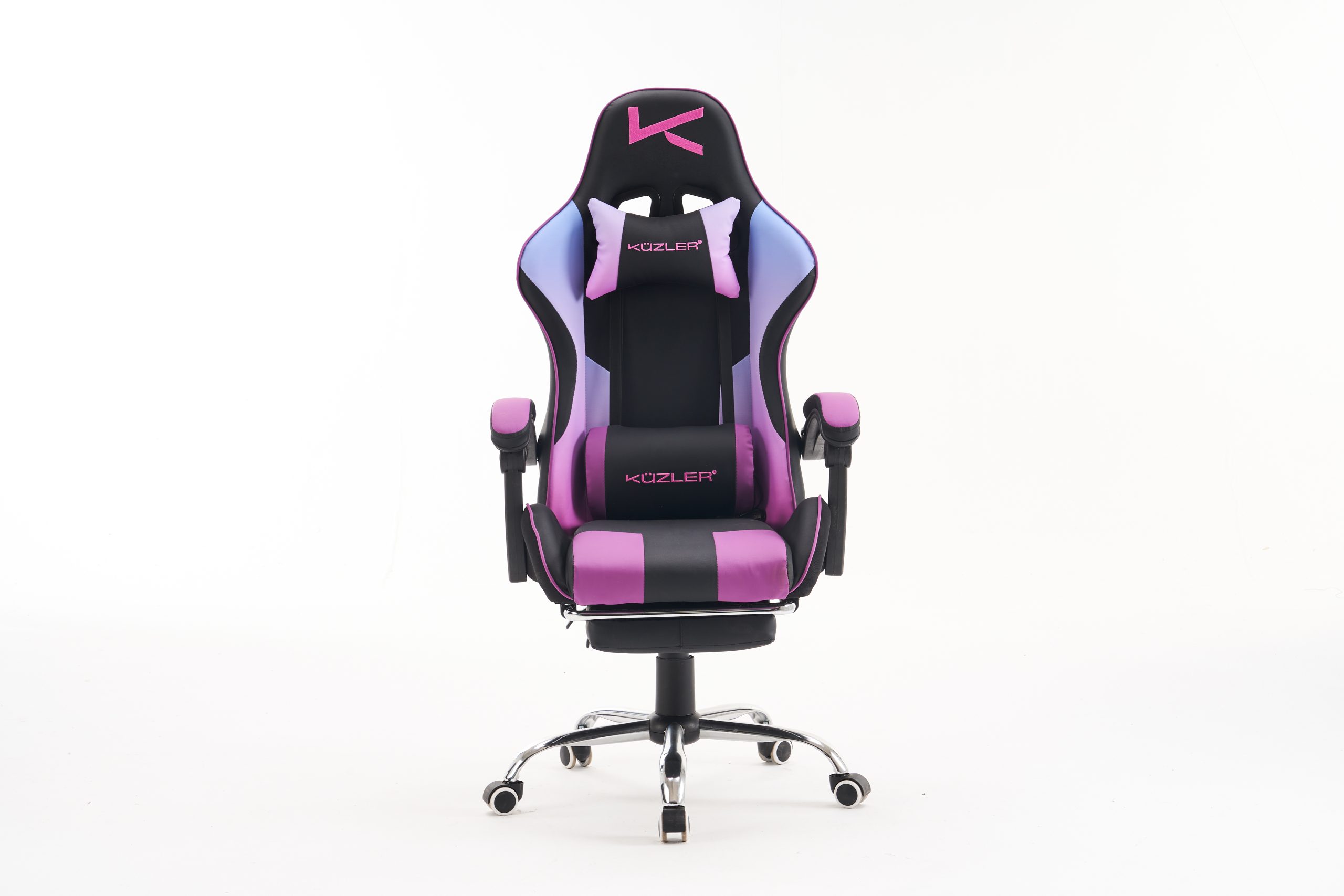 KUZLER SILLA GAMER NEGRO-MORADO RIK-101M