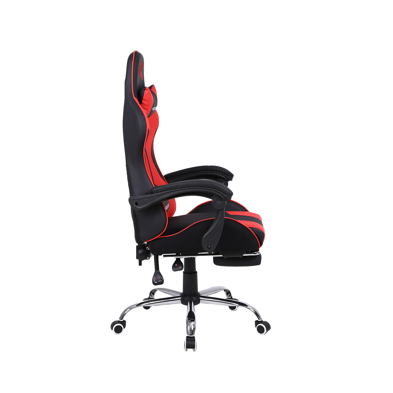 KUZLER SILLA GAMER NEGRO-ROJO RIK-101RE - Imagen 7