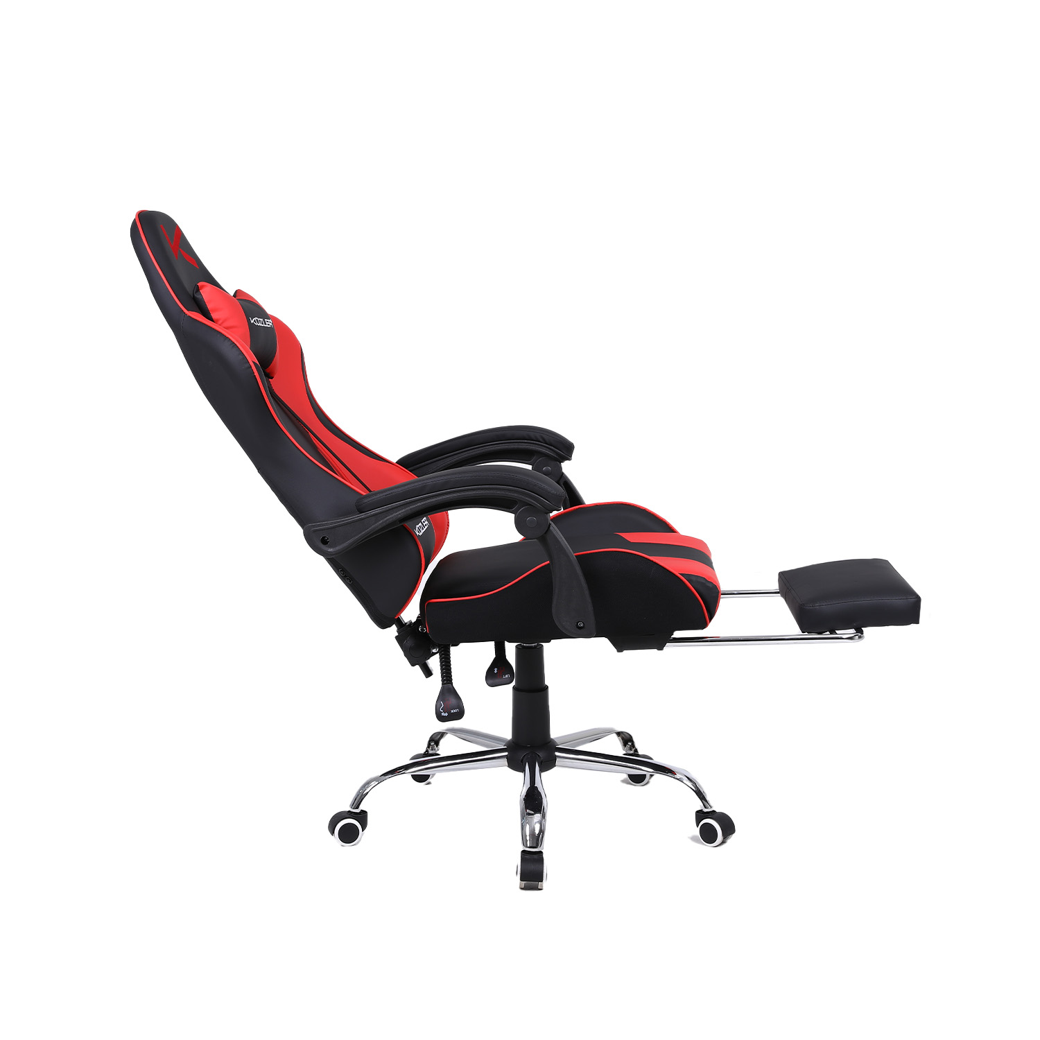 KUZLER SILLA GAMER NEGRO-ROJO RIK-101RE - Imagen 6