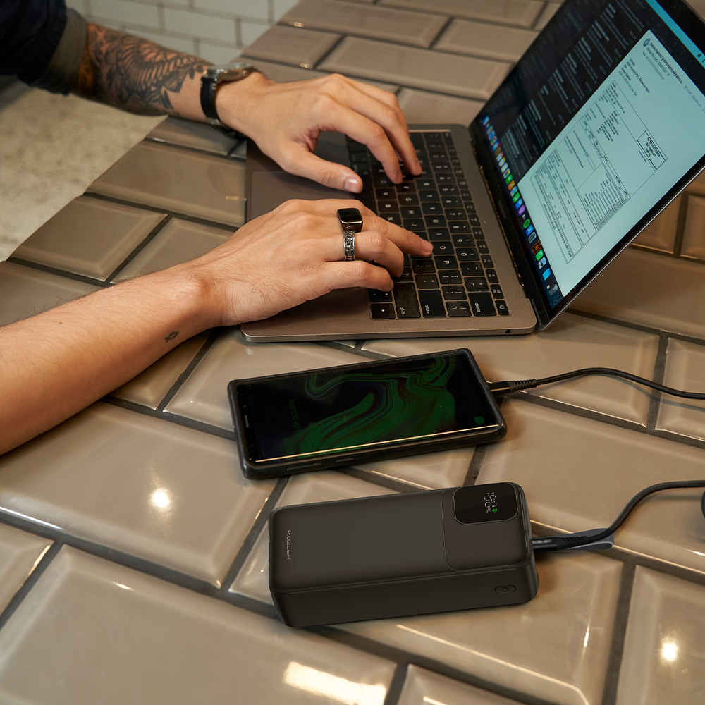 KUZLER POWERBANK CARG INLAM 30,000MAH 22.5W NOARK-101 - Imagen 5