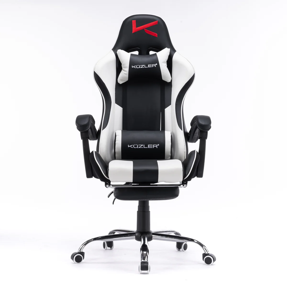 KUZLER SILLA GAMER NEGRO-BLANCO RIK-101B